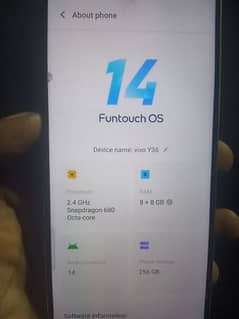 Vivo y36 full New