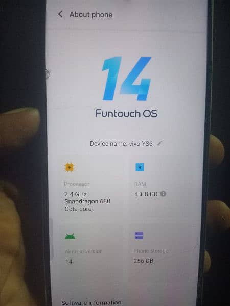 Vivo y36 full New 0