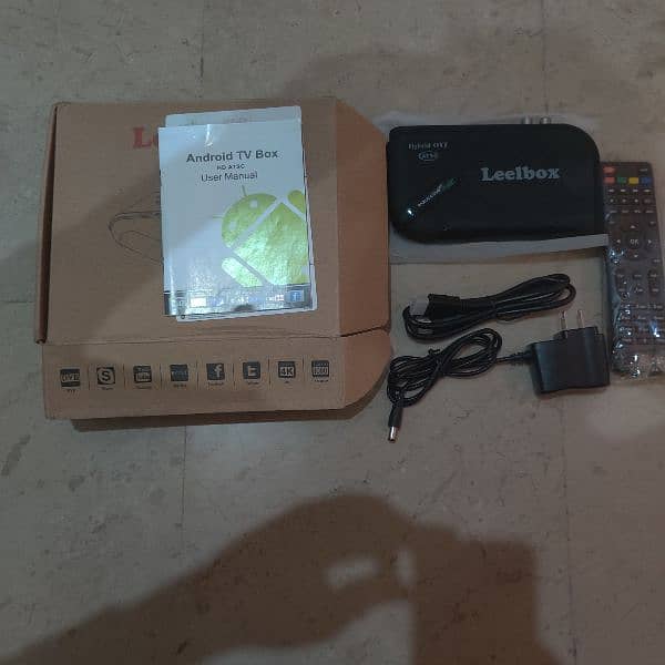 FRESH IMPORT FROM USA LEEL ANDROID DISH RECEIVER TV BOX ETISALAT 3