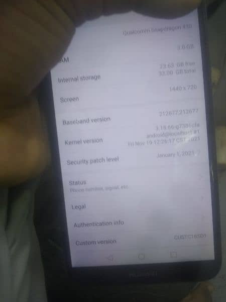 Huawei Y9 3/32 pta approved 3