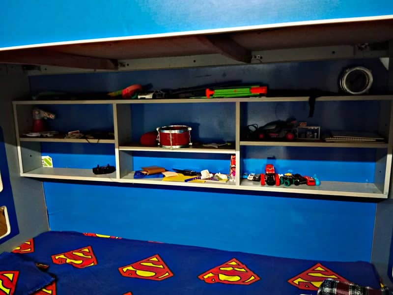 bunk bed (3 beds ) | wooden bed | bunk bed For sale 6