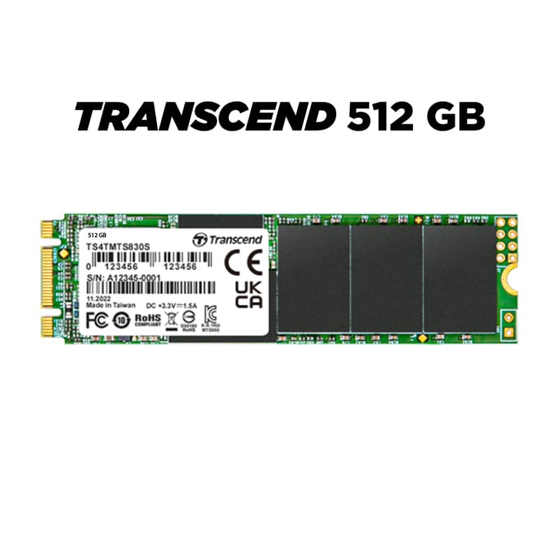 M2 512 GB SSD | SATA III M. 2 SSD | Transcend 830S 0