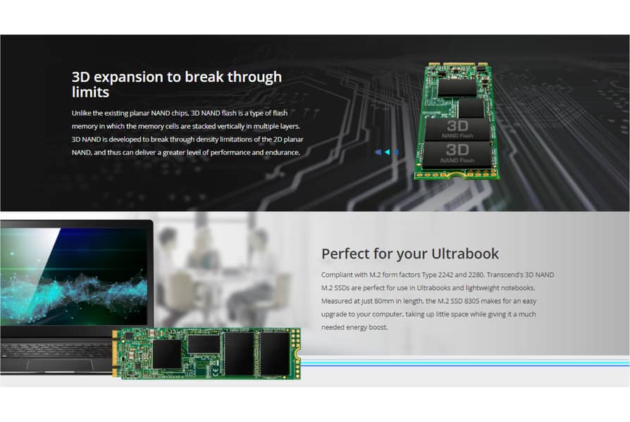 M2 512 GB SSD | SATA III M. 2 SSD | Transcend 830S 4