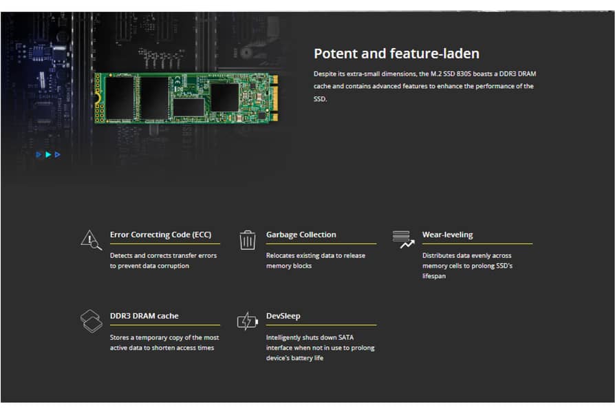 M2 512 GB SSD | SATA III M. 2 SSD | Transcend 830S 6