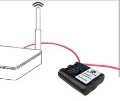 Internet battery 2-4 backup 6000 MAH 12v 0