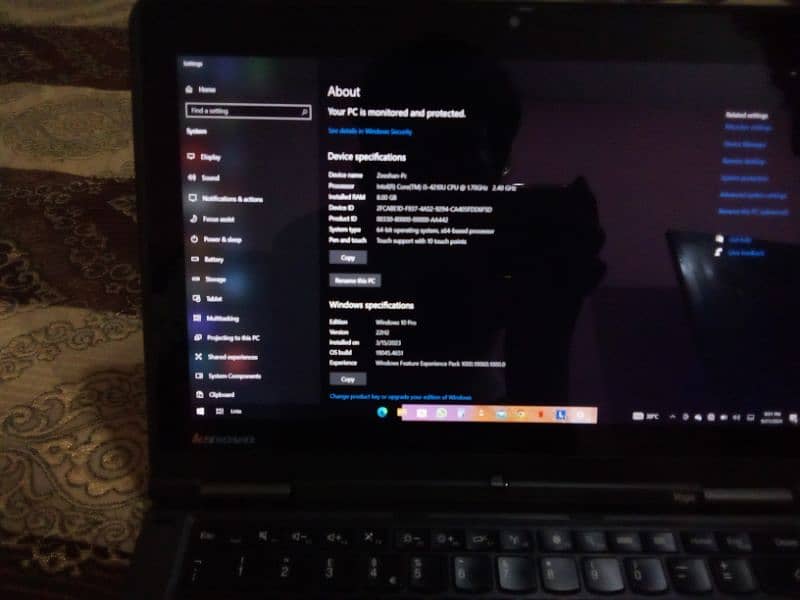 Lenovo Thinkpad S1 Yoga 360.8gb ram 6