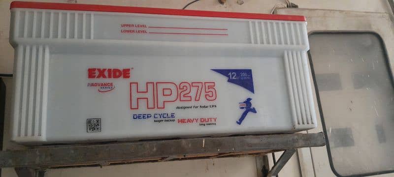 EXIDE BATTERY.   ** 275** POWER  (HP) 0