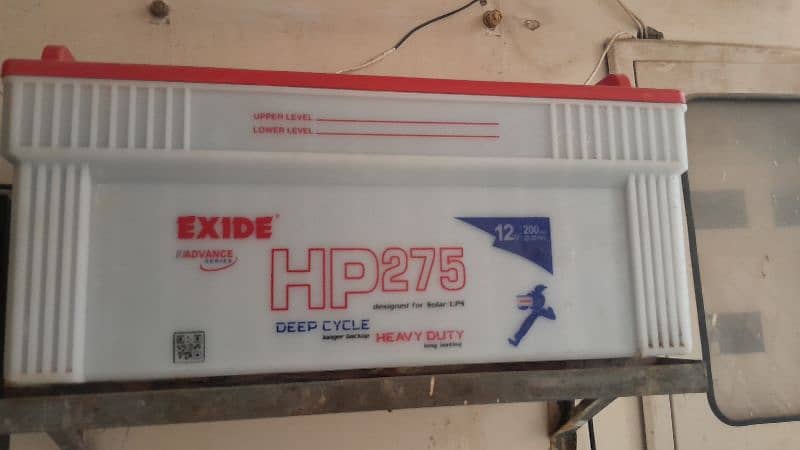 EXIDE BATTERY.   ** 275** POWER  (HP) 2