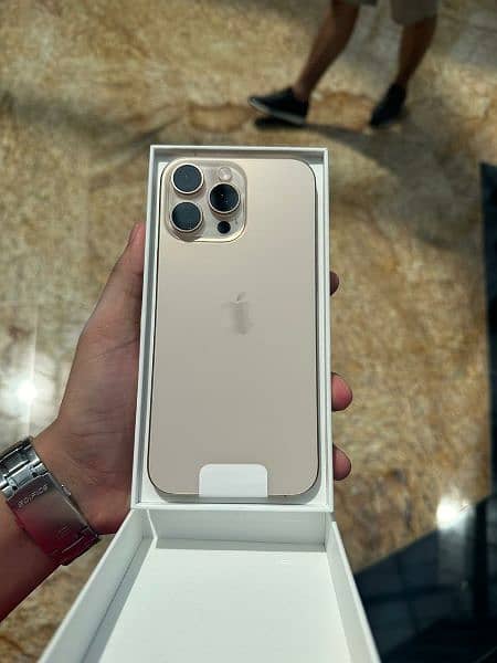 iPhone 16 pro max 256gb non pta titanium desert color 1