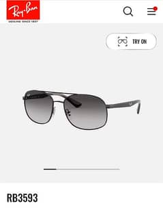 Rayban Sunglasses RB3593 002/8G 58-17