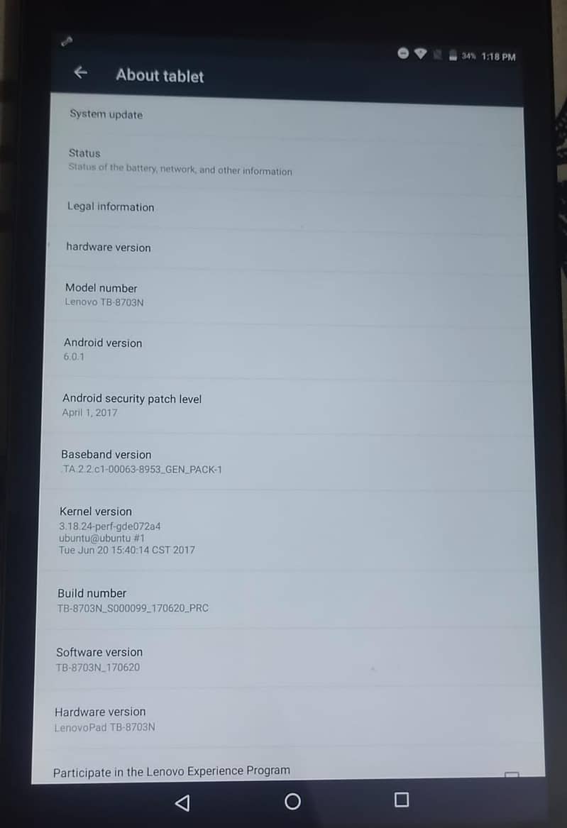 Lenovo TAB 0