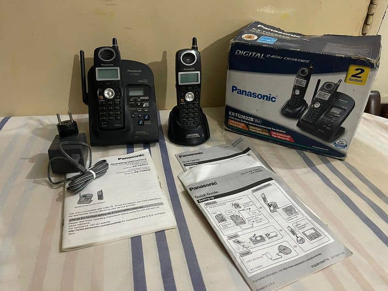 Panasonic Cord less dual Hand set 1