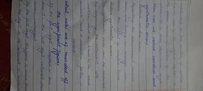 Handwritten assignment work 0