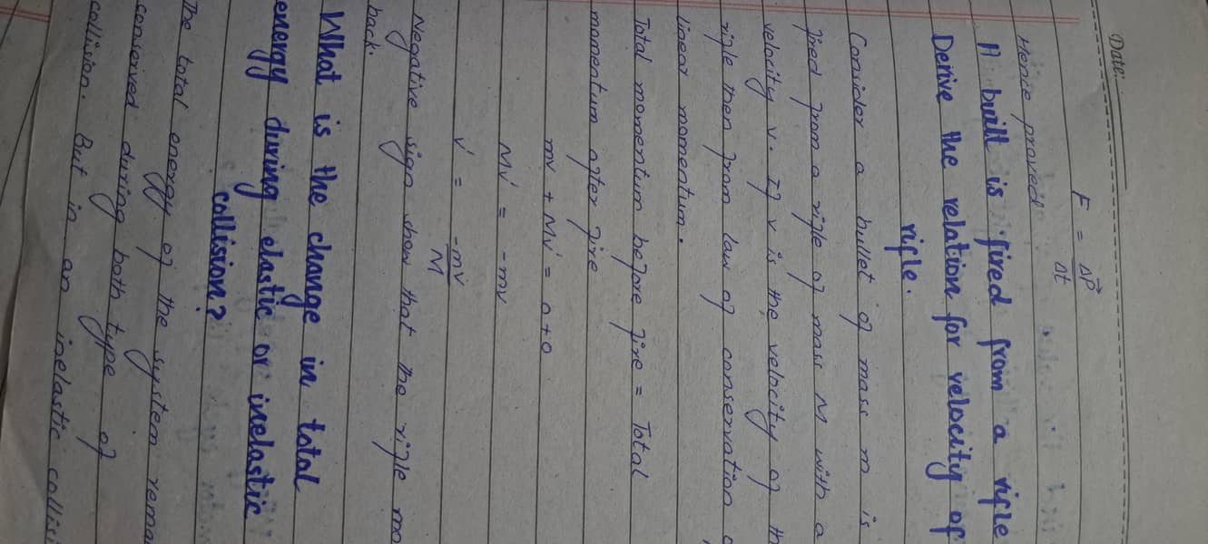 Handwritten assignment work 17