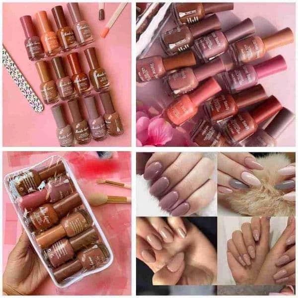 nude nail polish _pack of 6 1