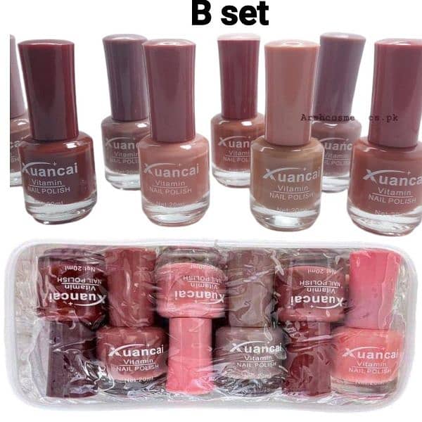 nude nail polish _pack of 6 2