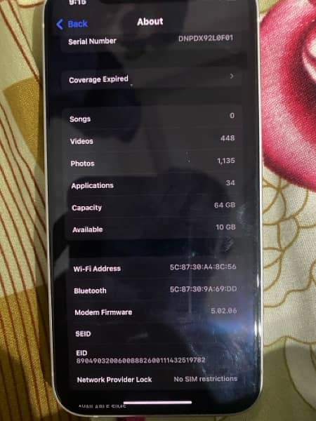 iPhone 12 non-pta Factory Unlocked 64Gb 7