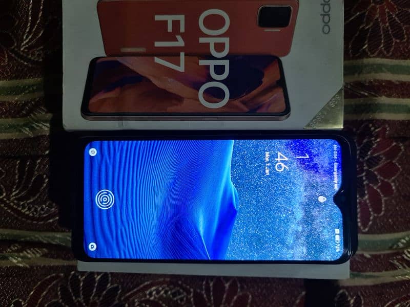 Oppo F17 5G 8+5/128GB disply finger Duble sim PTA with Box 2