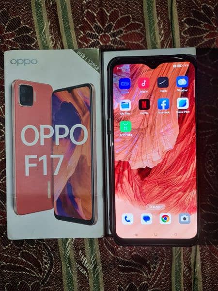 Oppo F17 5G 8+5/128GB disply finger Duble sim PTA with Box 5