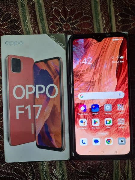 Oppo F17 5G 8+5/128GB disply finger Duble sim PTA with Box 6