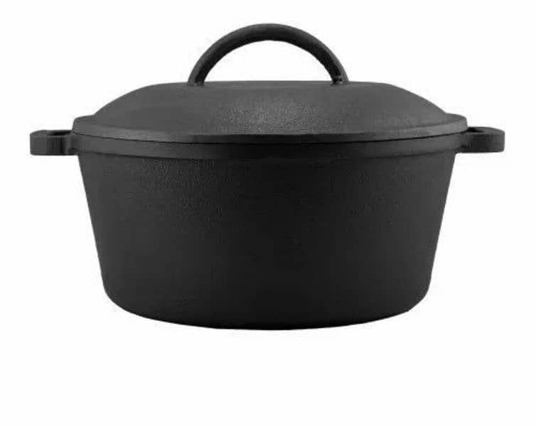 cast iron pot. patali with Cover cap 3