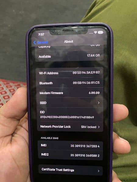 I phone xs max for sale  52000 8