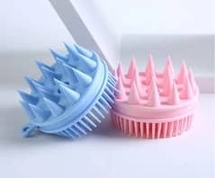 Silicone 2 in one shampoo brush