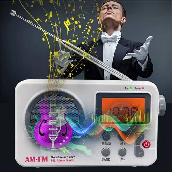 SY-8801 Portable Retro AM FM Radio 6