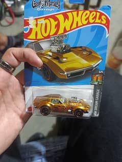 Hot wheel gold flame car