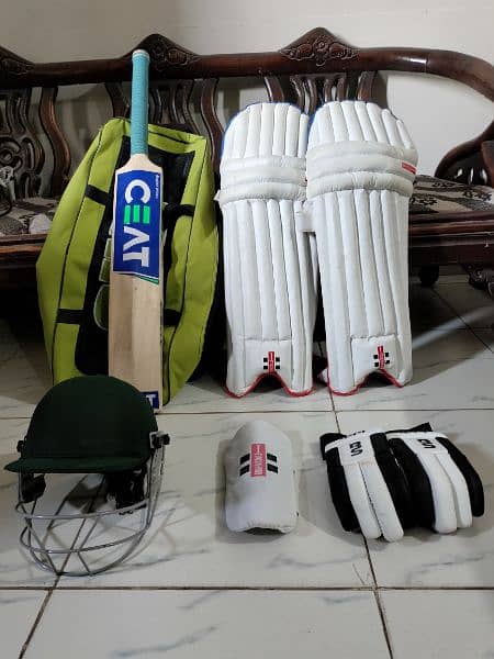 Professional Cricket Kit With CEAT Bat & Kit Bag 0