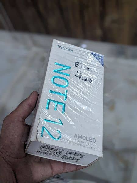 infinix note 12    10 by10 6+3gb /128 with orignal box charger 4