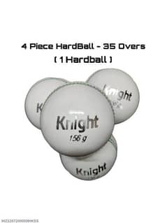 4 PCs a cricket Hard ball 35 overs match ball 0