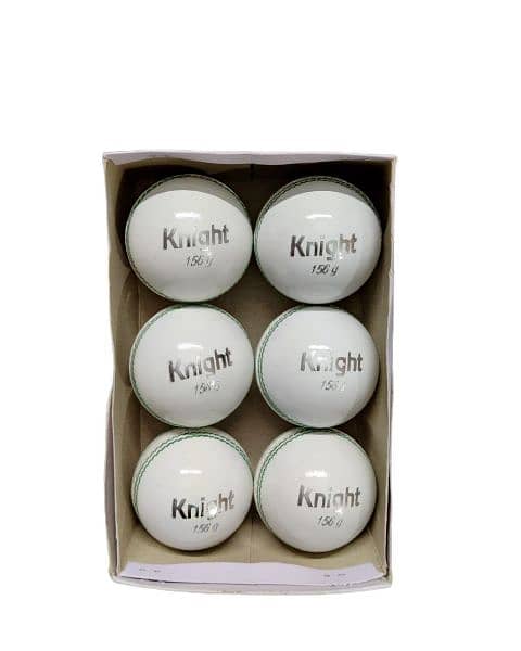 4 PCs a cricket Hard ball 35 overs match ball 5