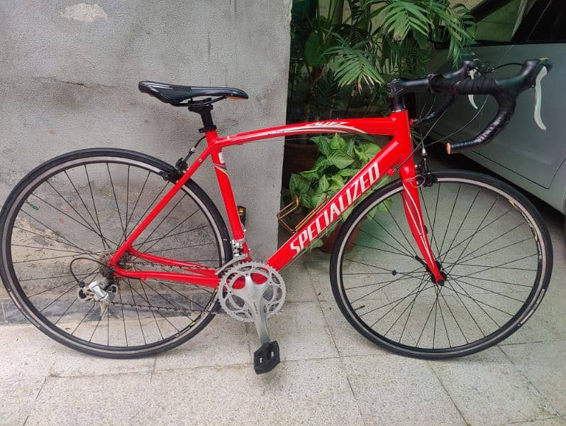 Branded specialized road bicycle. 0