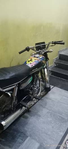 Honda CG 125 Golden Number