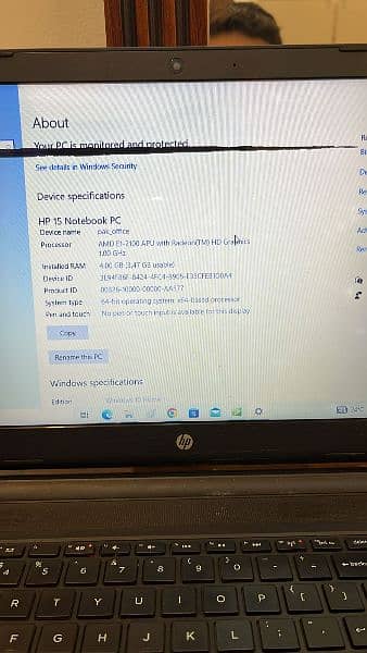 HP 15 Notebook PC For Sale 4