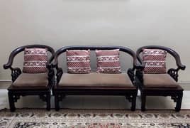 Chinese chair set 2+1+1 pure wood home used