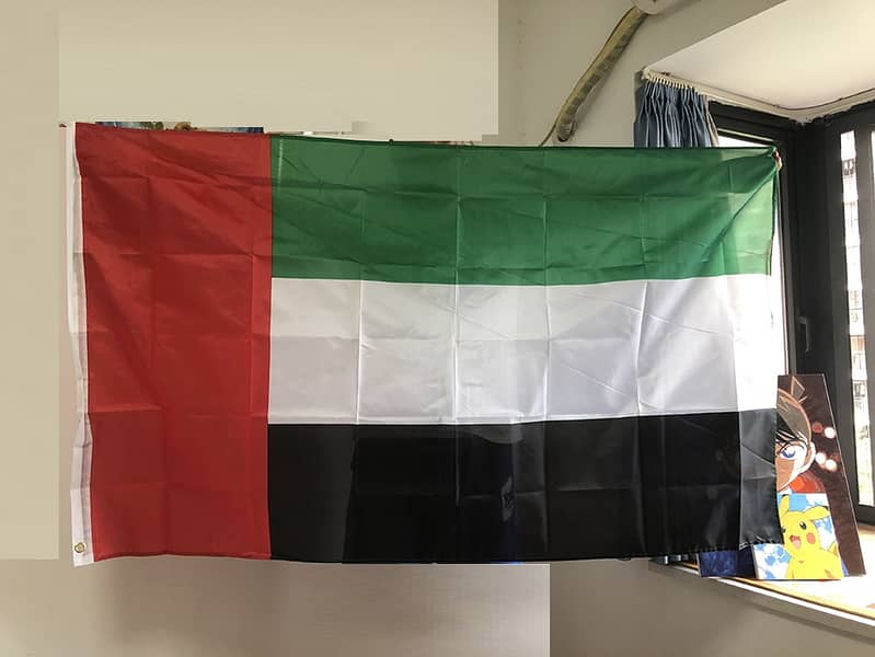 Palestine Flag, Keffiyeh Muffler , UAE Flag, Dubai Flag, Any Logo Flag 12