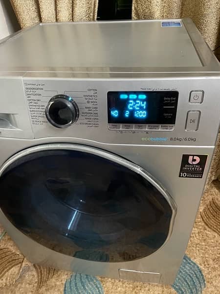 Samsung automatic washing machine inverter ecobubble 1