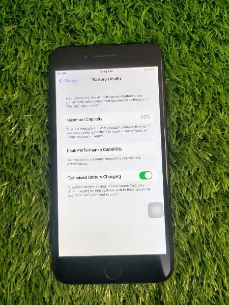 APPLE IPHONE 7 PLUS 128 GB WITH BOX OFFICIAL PTA APPROVED BATTERY 82% 8