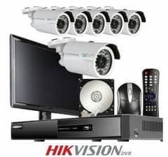 4 cctv cameras with complete setup