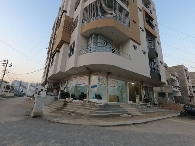 Centrally Located Corner Shop Is Available In Pakistan Merchant Navy Society For Sale 1