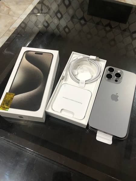 iphone 15 pro max PTA 256gb 3