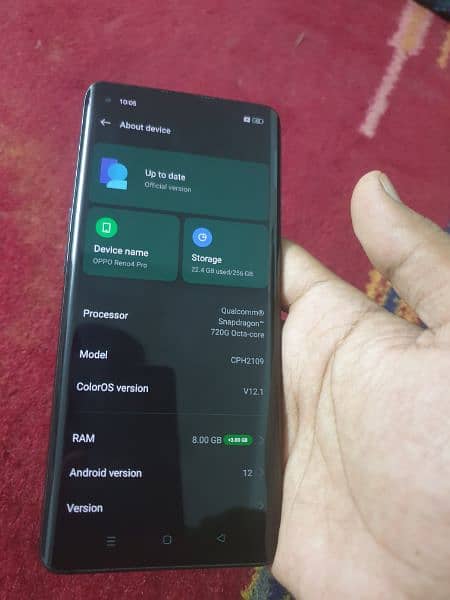 oppo reno 4pro 8+5/256 3