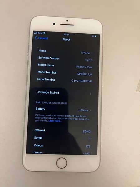 IPHONE 7 PLUS 128 GB LLA PTA APRROVED 8