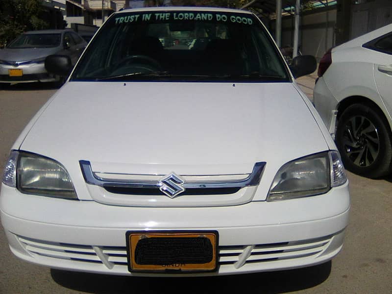 SUZUKI CULTUS VXRi MODEL 2012 WHITE COLOUR VERY GOOD CONDITION 0