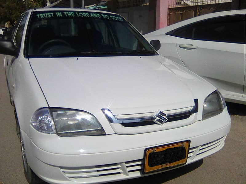 SUZUKI CULTUS VXRi MODEL 2012 WHITE COLOUR VERY GOOD CONDITION 4