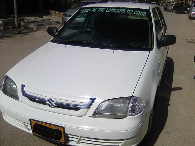 SUZUKI CULTUS VXRi MODEL 2012 WHITE COLOUR VERY GOOD CONDITION 12