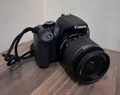 Canon EOS 650D With 18-55mm Lens