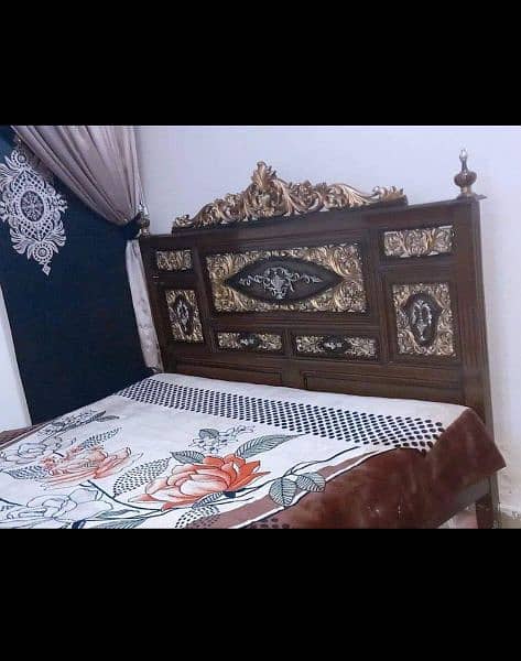 pure chenoti wood luxury bed set for sale 0